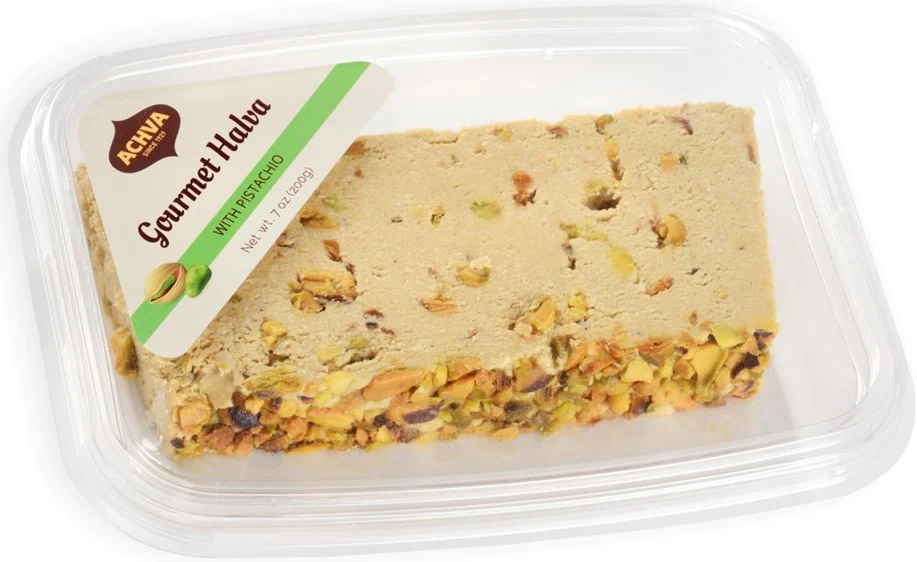 Achva Gourmet Halva Pistachio 16 x 200g Ding Oh Dong