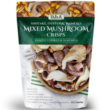Load image into Gallery viewer, DJ&A - Mushroom - Mixed Mushroom Crisps - Lightly Seasoned 9 x 65g
