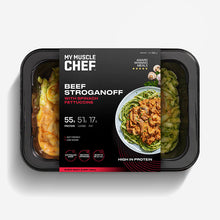 Load image into Gallery viewer, My Muscle Chef - Beef Stroganoff With Spinach Fettuccine