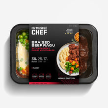 Load image into Gallery viewer, My Muscle Chef - Braised Beef Ragu With Polenta & Roast Vegetables