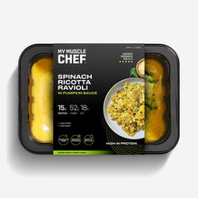 Load image into Gallery viewer, My Muscle Chef - Spinach Ricotta Ravioli in Pumpkin Sauce