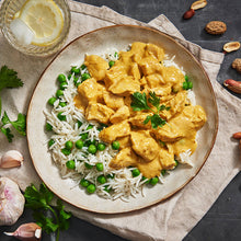 Load image into Gallery viewer, My Muscle Chef - Satay Chicken with Basmati Rice & Green Peas