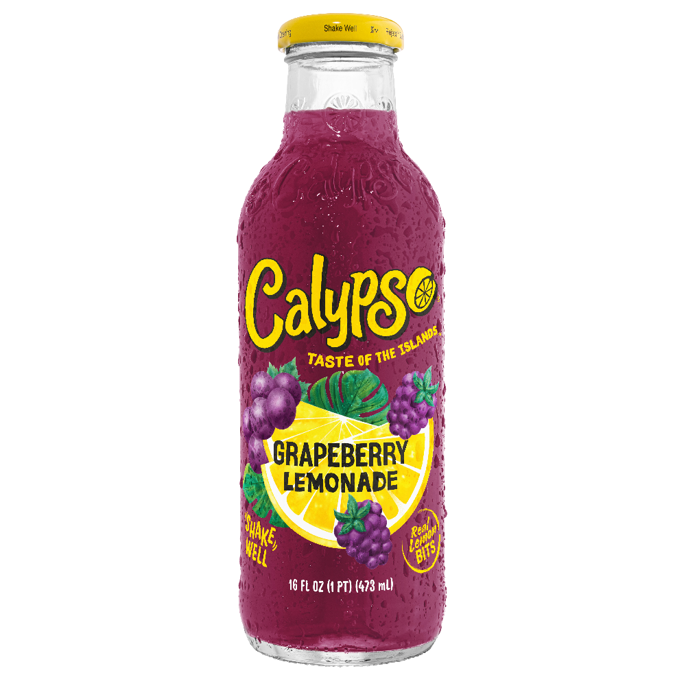 Calypso - Traditional Lemonade - Grapeberry - 12 x 473ml