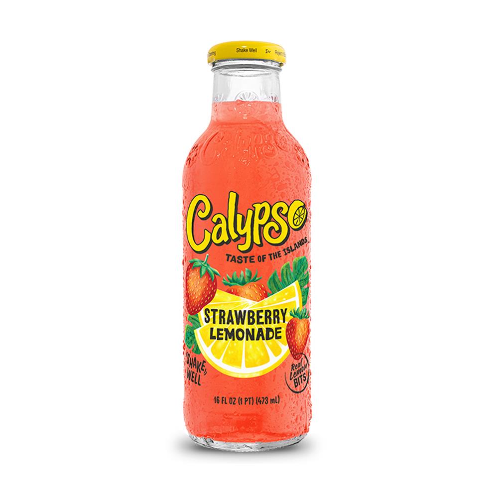 Calypso - Traditional Lemonade - Strawberry - 12 x 473ml