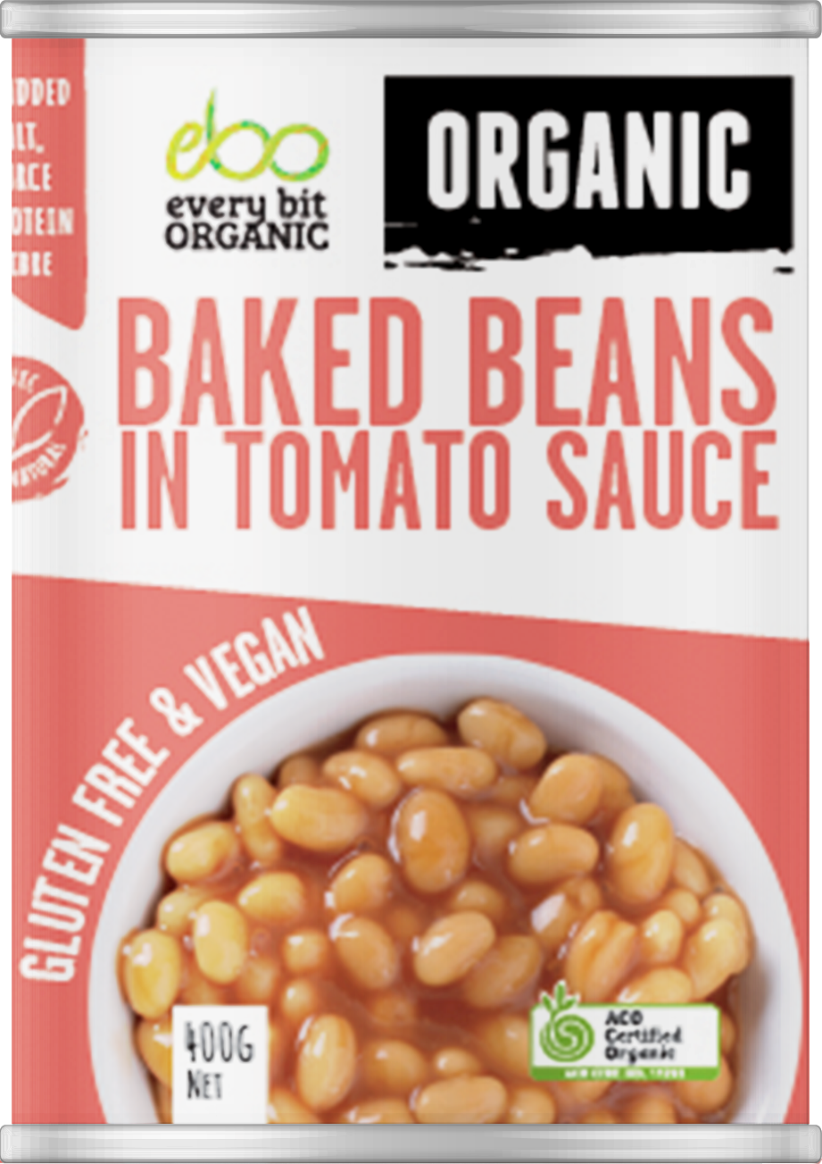 Every Bit Organic - Pantry - Organic Baked Beans - 12 x 400g
