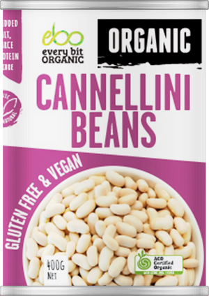 Every Bit Organic - Pantry - Organic Cannellini Beans - 12 x 400g