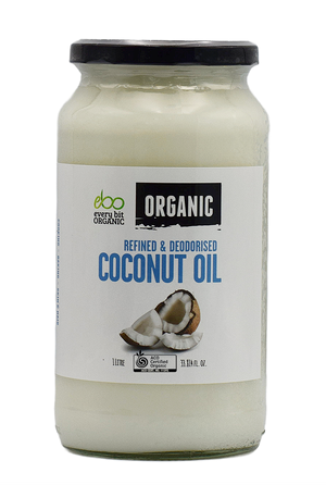 Every Bit Organic - Pantry - Organic Refined Organic Coconut Oil  - 6 x 1L