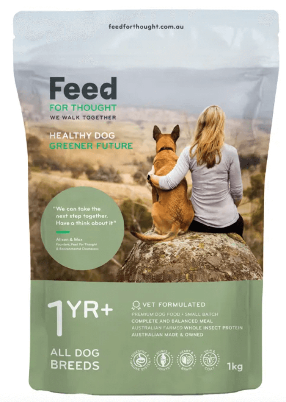Feed For Thought - Dogs - Insect Protein - Complete Balance 4 x 5Kg
