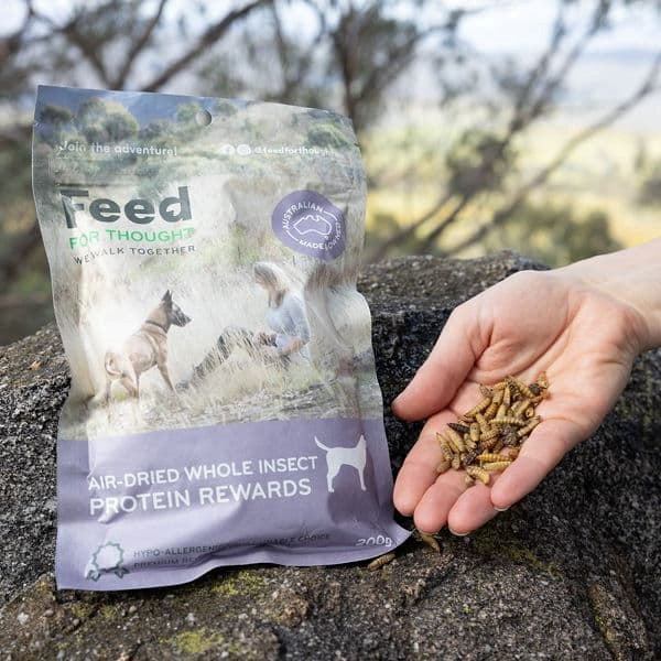 Feed For Thought - Dogs & Cats - Insect Protein - Air Dried Protein Rewards 10 x 200g