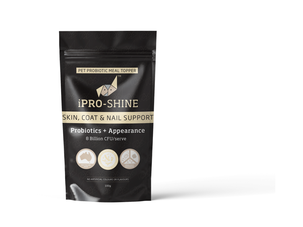 IProMea - Dogs & Cats - Meal Topper - iPRO-SHINE Skin, Coat & Nail Support 10 x 100g