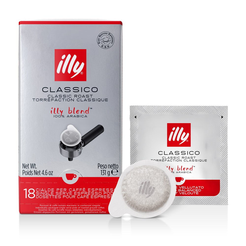 Illy - Coffee Pods - Classico - 18 x 12x131g