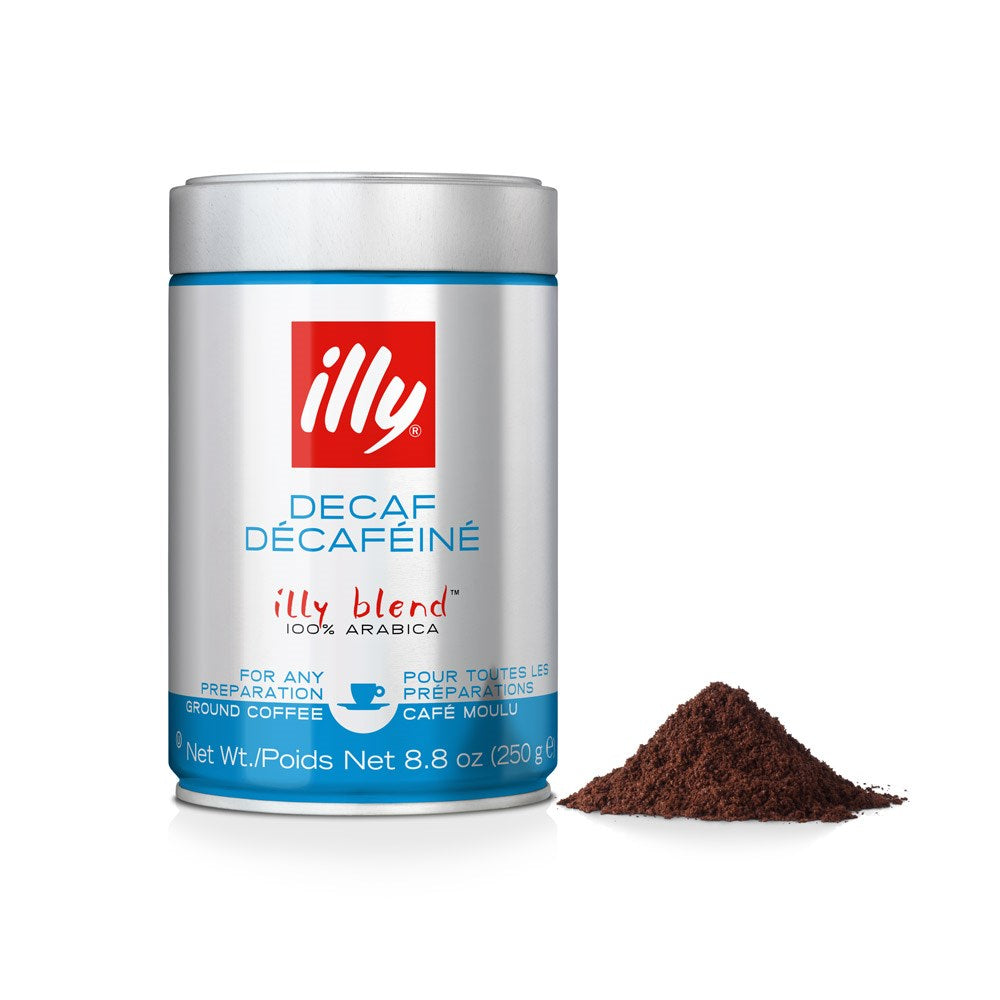 Illy - Ground Coffee - Decaf - 6 x 250g