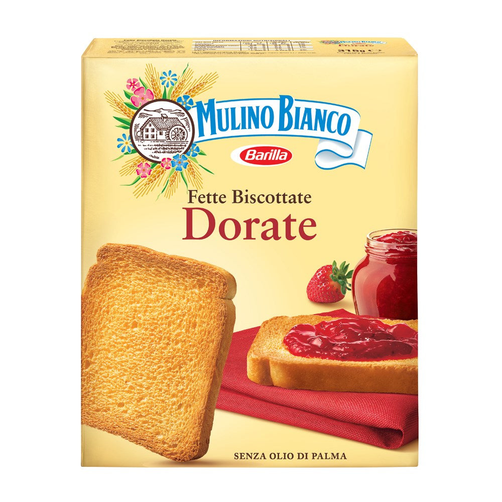 Mulino Bianco - Italian Biscuit - Dorate Rusk - 32 x 200g