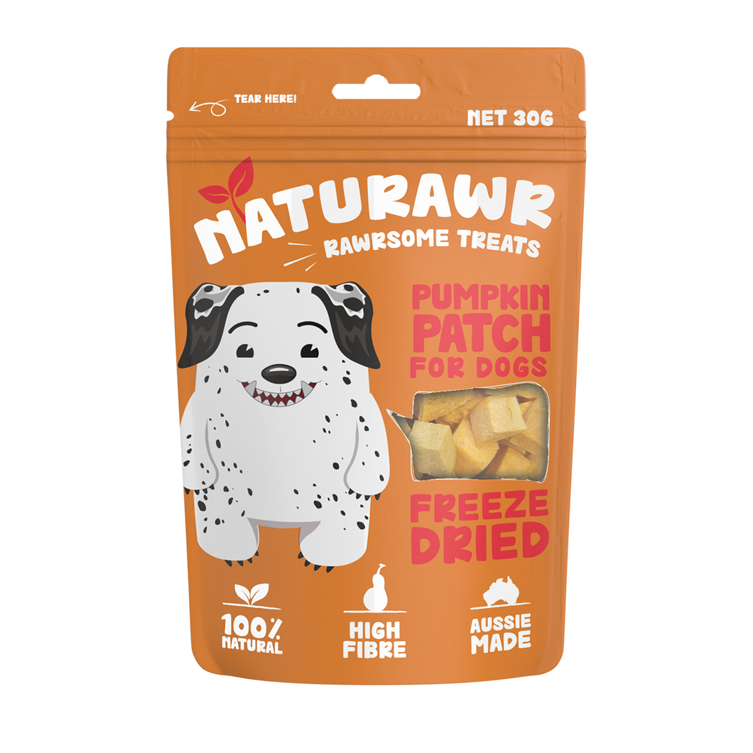 Naturawr - Dogs - Pet Treats - Pumpkin Patch 10 x 30g
