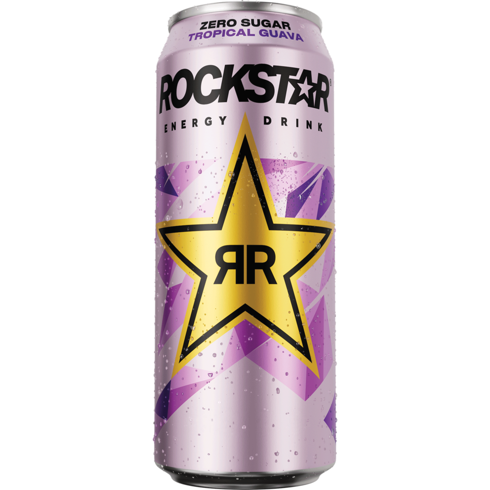 Rockstar - Energy Drink - Zero Sugar Tropical Guava - 12 x 500ml