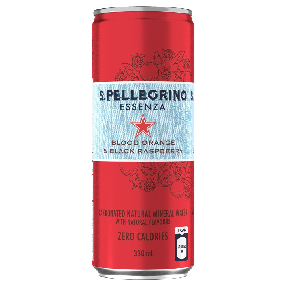 San Pellegrino - Beverages Cans - Blood Orange - 24 x 330ml Cans