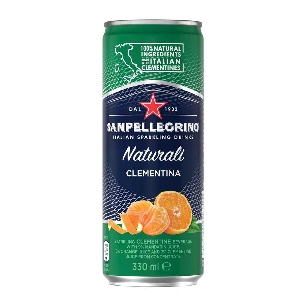 San Pellegrino - Beverages Cans - Clementina - 24 x 330ml Cans