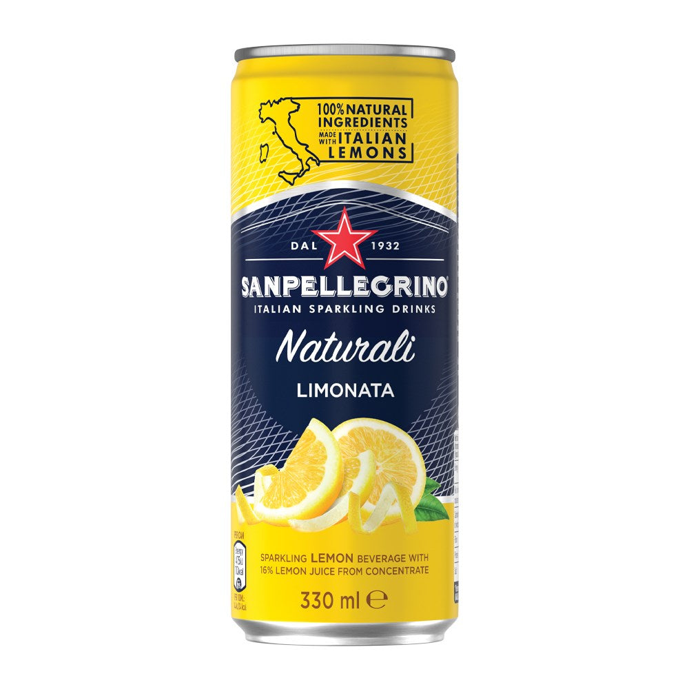 San Pellegrino - Beverages Cans - Limonata - 24 x 330ml Cans