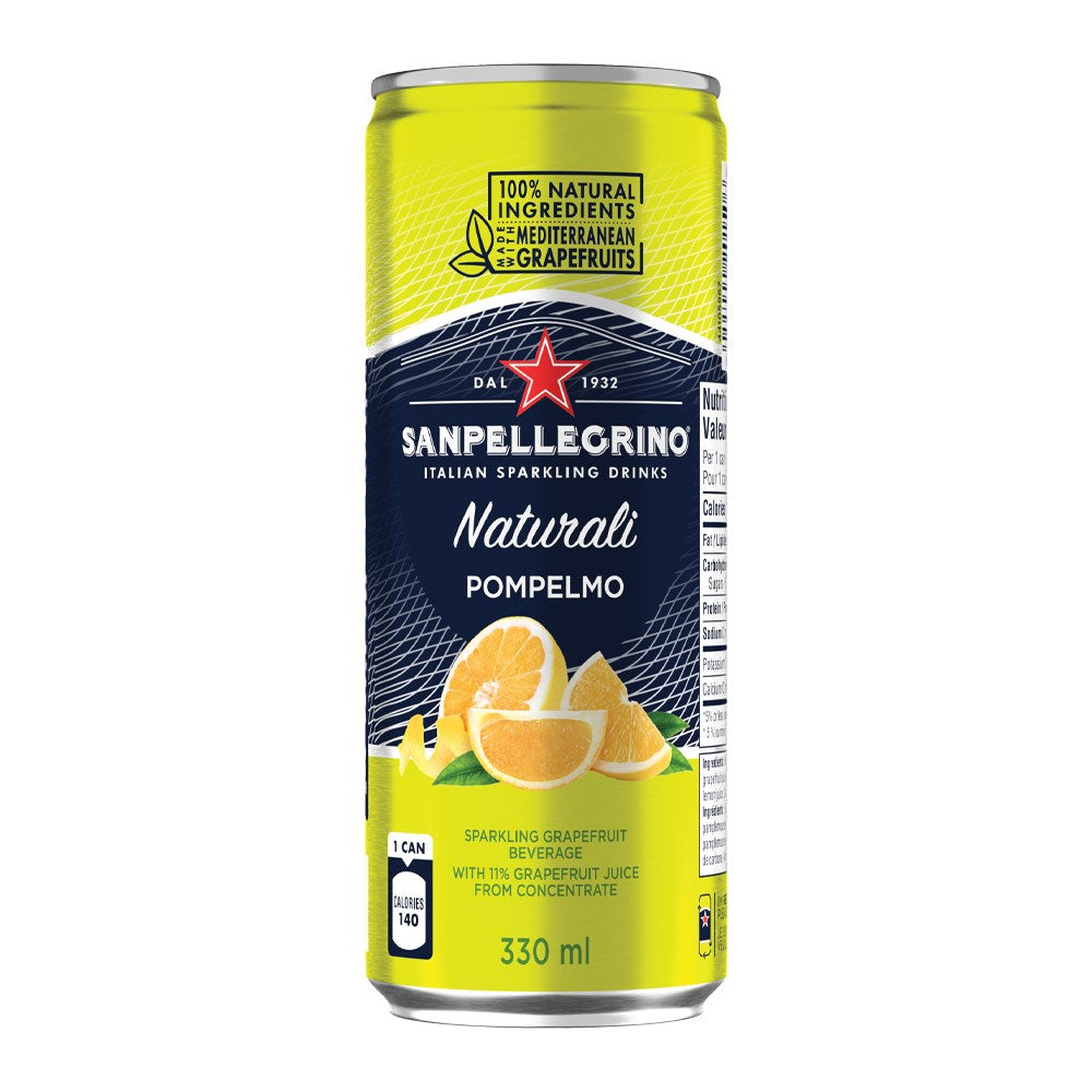 San Pellegrino - Beverages Cans - Pompelmo - 24 x 330ml Cans