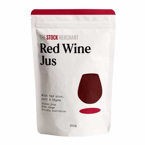 The Stock Merchant - Free Range - Red Wine Jus - 16 x 330g
