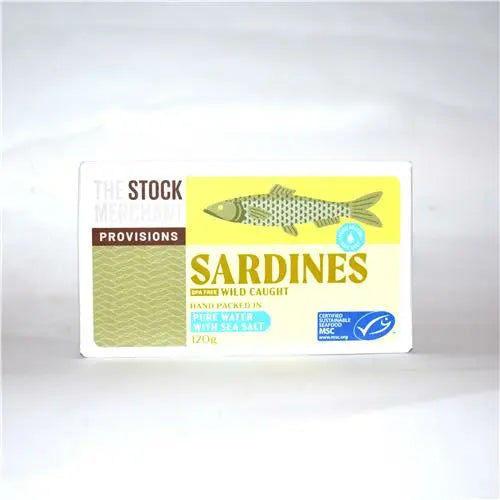 The Stock Merchant - MSC Certified - Pure Water - Sardines - 36 x 120g