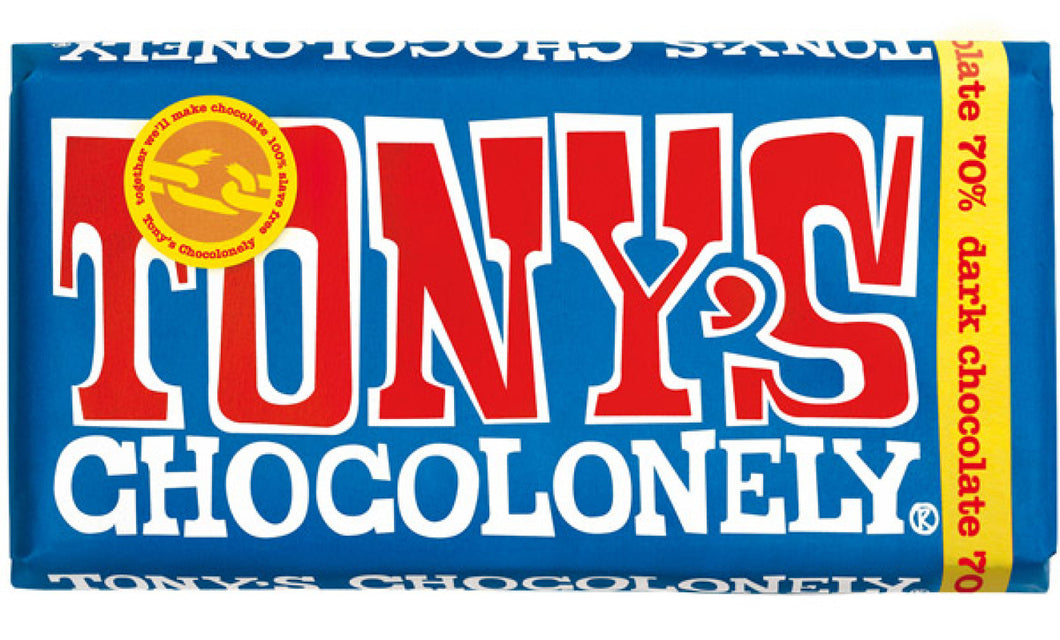 Tony's Chocolonely - Chocolate - Dark 70% - 15 x 180g