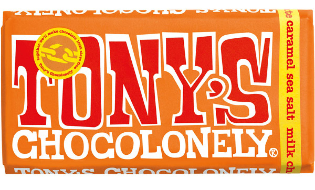 Tony's Chocolonely - Chocolate - Milk Caramel Sea Salt - 15 x 180g