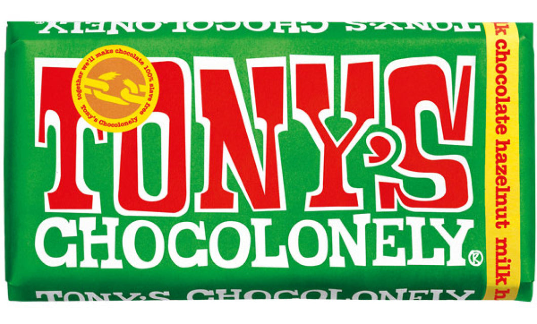 Tony's Chocolonely - Chocolate - Milk Hazelnut - 15 x 180g