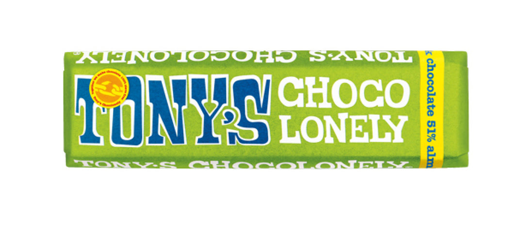 Tony's Chocolonely - Chocolate - Snack Size Dark Almond Sea Salt - 35 x 47g
