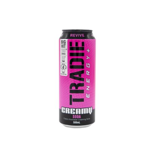 Tradie - Energy Drink - Creamy Soda - 12 x 500ml