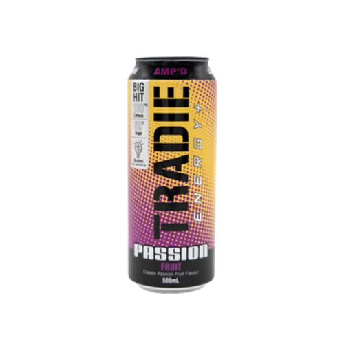 Tradie - Energy Drink - Passionfruit - 12 x 500ml