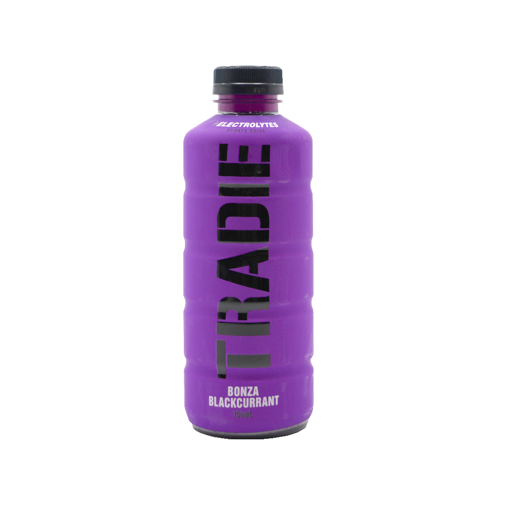 Tradie - Sports Drink - Bonza Blackcurrant - 12 x 750ml