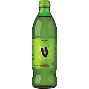 V - Energy Drink - Glass - Original - 24 x 350ml