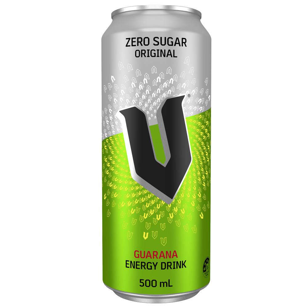 V - Energy Drink - Zero Sugar Blue - 24 x 500ml