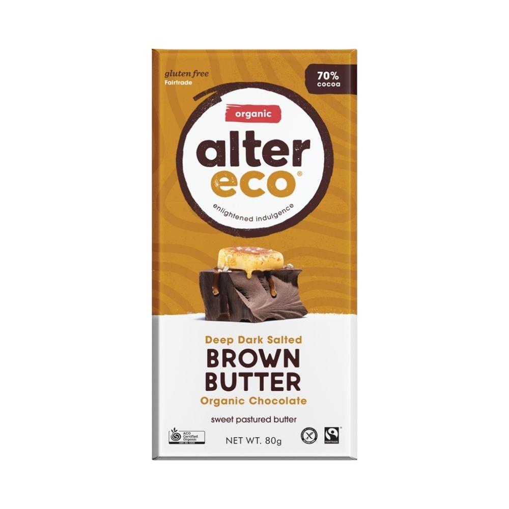 Alter Eco - Dark Salted Brown Butter 12 x 80g
