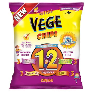 Ajitas - Vege Chips Multipack 8 x 250g