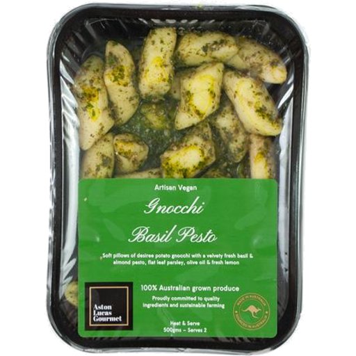 Aston Lucas Gourmet - Traditional Gnocchi Basil Pesto 500g x 6