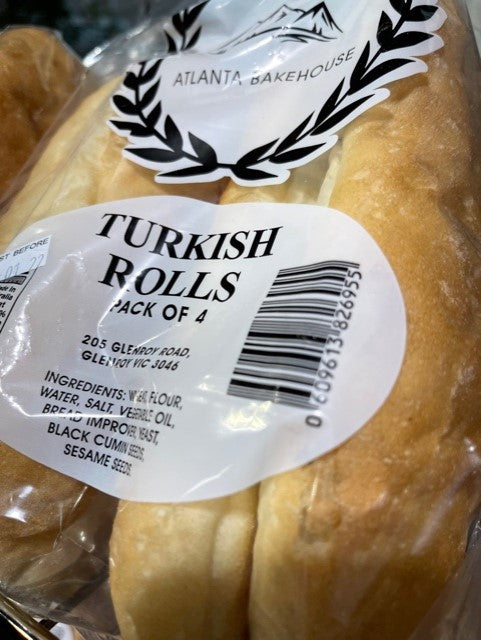 Atlanta Bakehouse - Turkish Rolls 4pk x 6