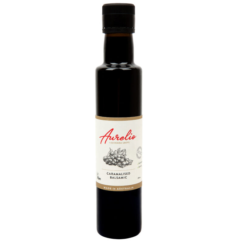 Aurelio - Organic Balsamic Caramelised Vinegar GF, GMO Free, Vegan 6 x 250g