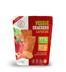 Back To Basic - Cracker - Veggie Cracker - Capsicum & Sweet Potato 12 x 45g