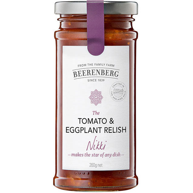 Beerenberg - Chutney - Eggplant & Tomato 8 x 260g