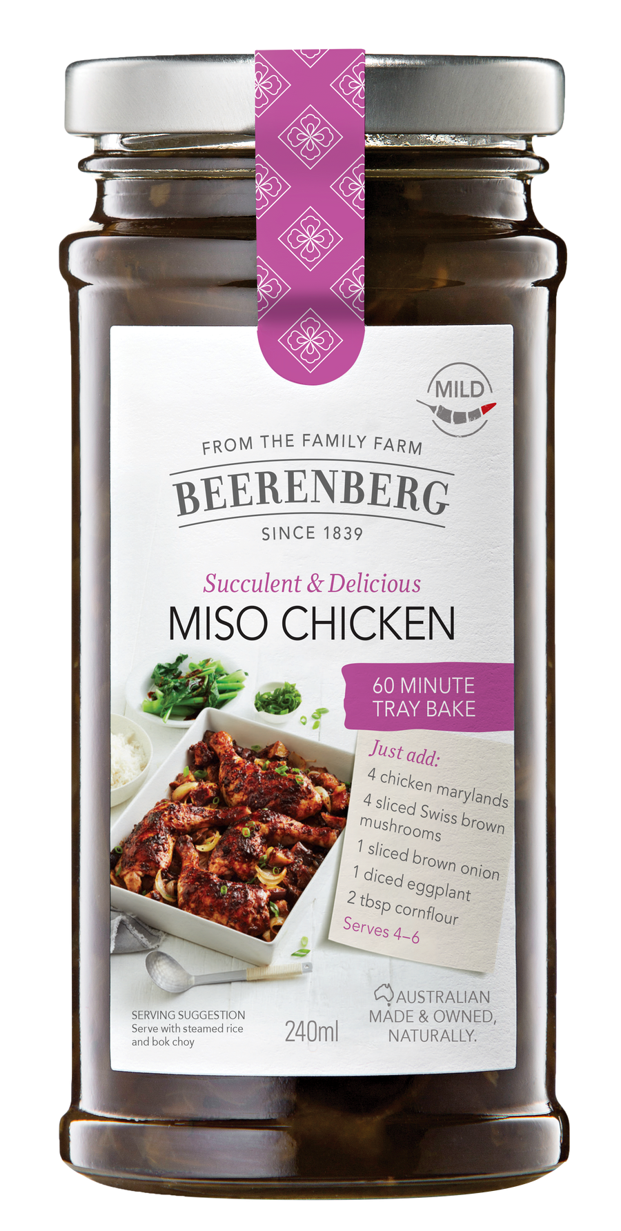 Beerenberg - Cooking - Miso Chicken Tray Bake 8 x 240ml