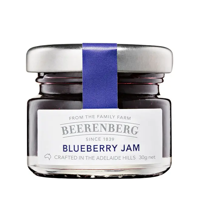 Beerenberg - Jam Mini Glass - Blueberry 60 Mini's x 30g