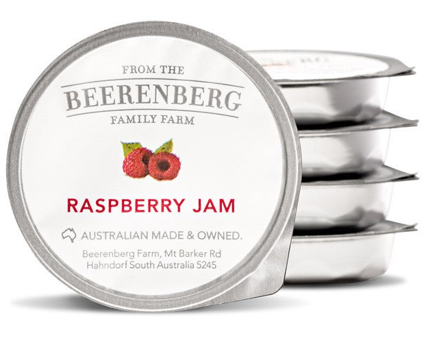 Beerenberg - Jam Mini Sterling - Raspberry 120 Mini's x 15g