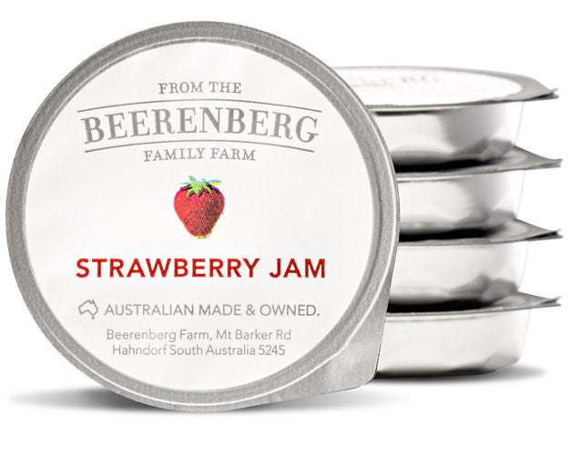 Beerenberg - Jam Mini Sterling - Strawberry 120 Mini's x 15g