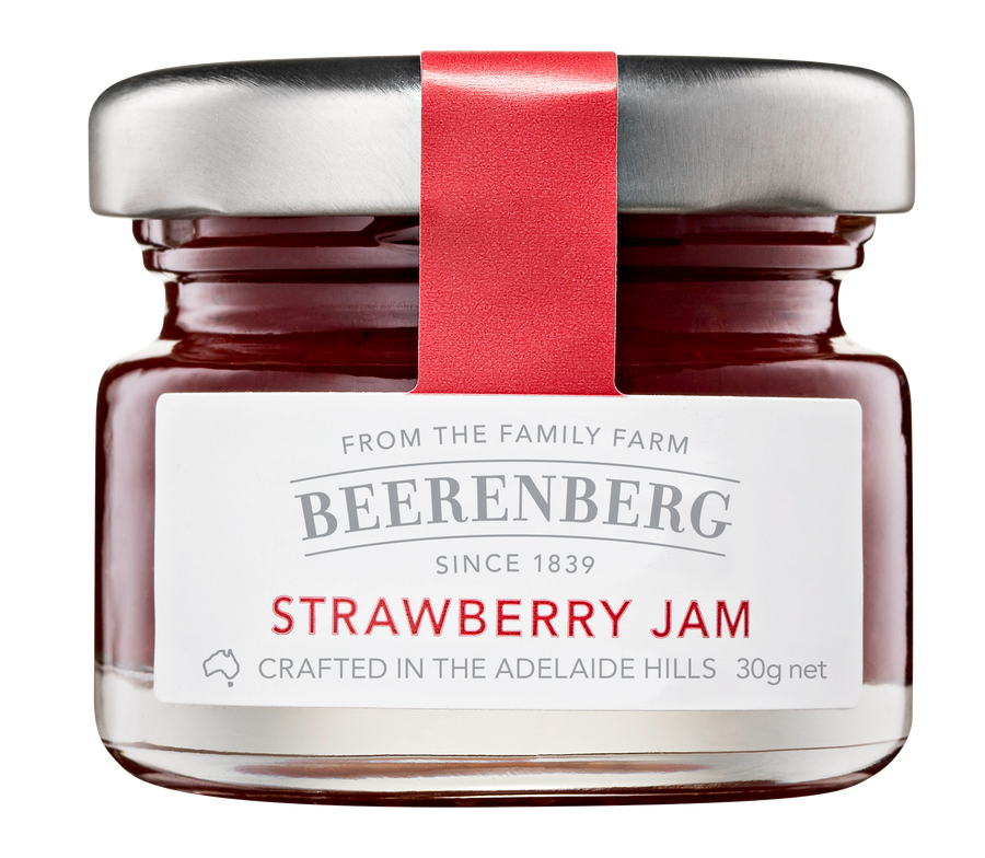 Beerenberg - Jam Mini Glass - Strawberry 60 Mini's x 30g