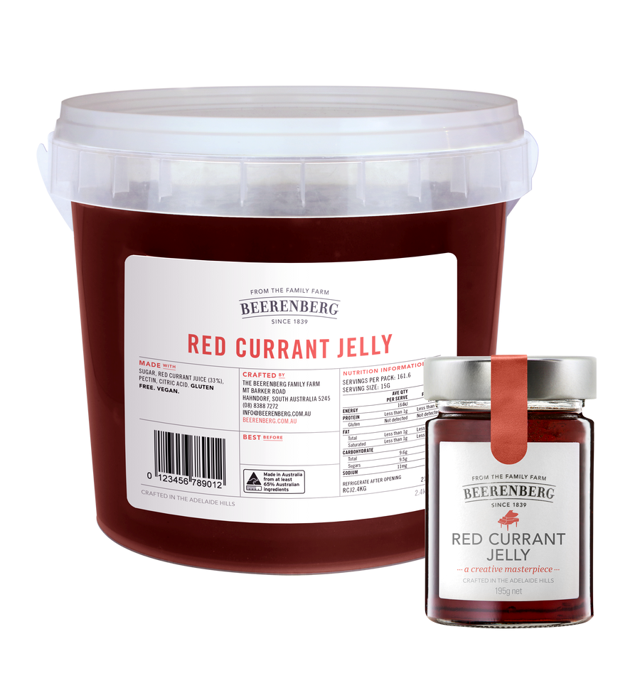 Beerenberg - Jam – Red currant 2 x 2400g