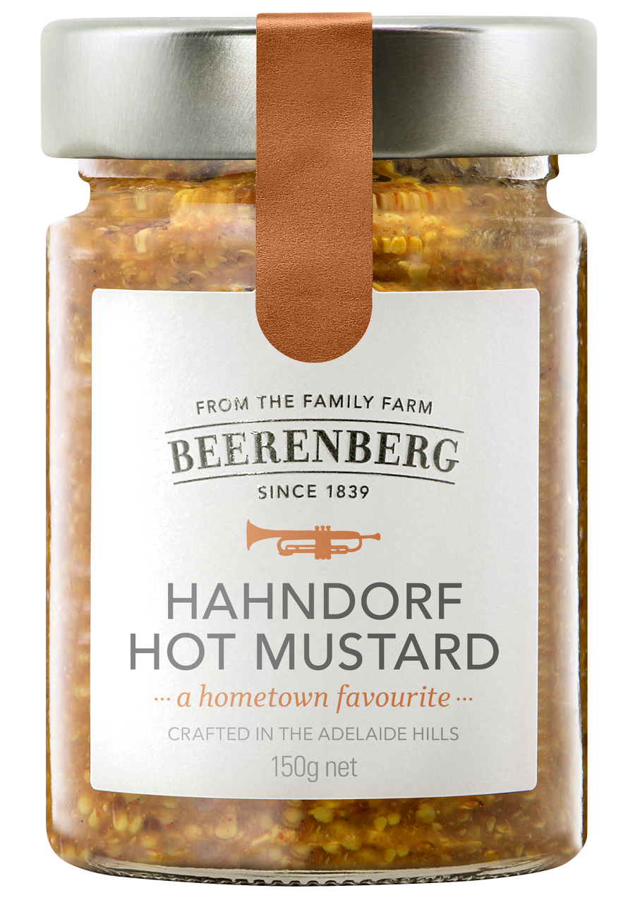 Beerenberg - Mustard - Hot Hahndorf 8 x 150g