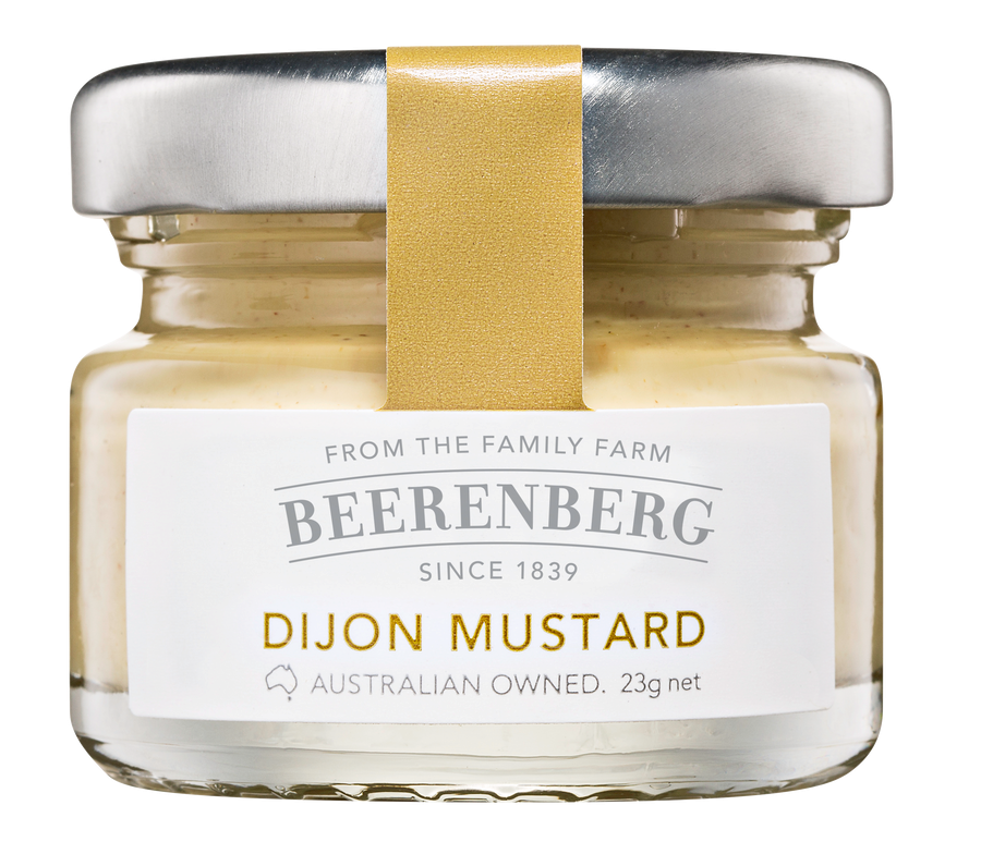 Beerenberg - Mustard Mini Glass - Dijon 60 Mini's x 23g