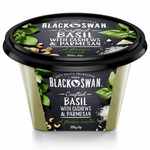 Black Swan - Dips - Basil, Cashew & Parmesan 6 x 200g